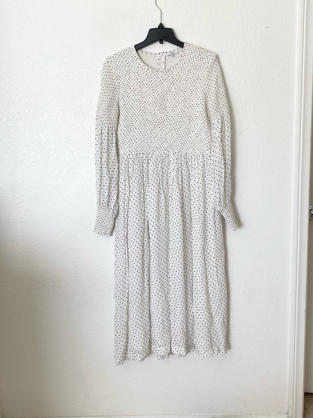 Ganni Rometty Polka Dot Midi Dress